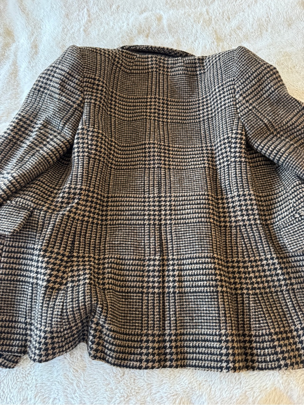 Banana Republic Brown Plaid Wool-Blend Blazer - Picture 4 of 8